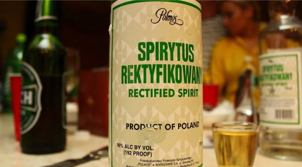 Самый крепкий алкоголь в мире — водка Spirytus, имеющая 95% крепость
